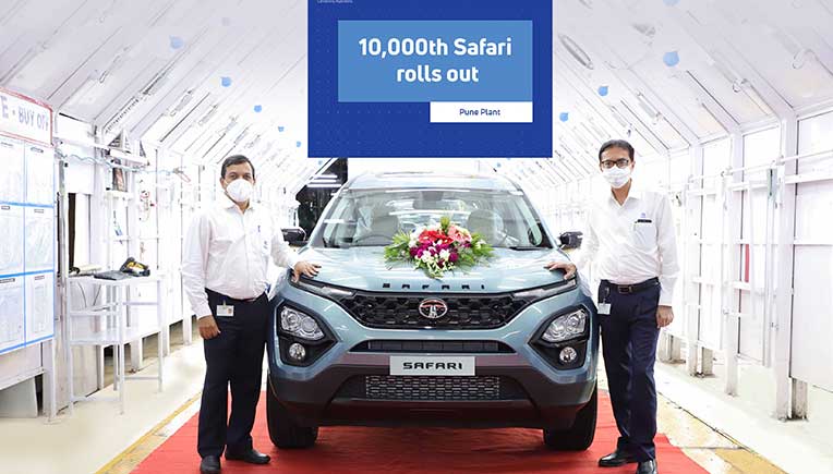 10,000th Tata Safari rolls out of manufacturing facility