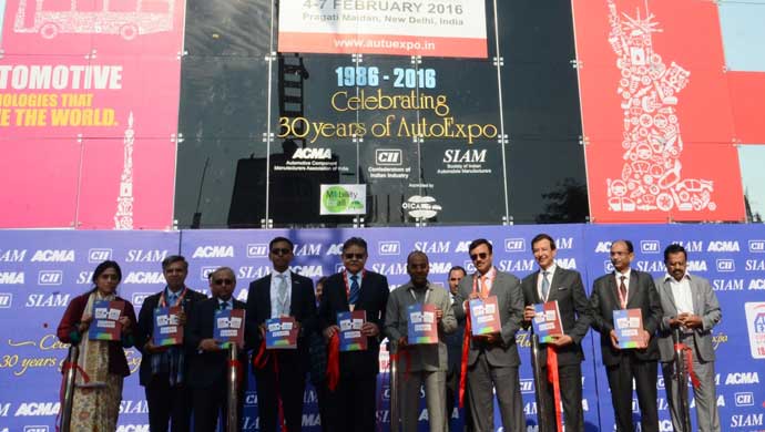 Dignitaries at 13th Auto Expo - Components Show 2016