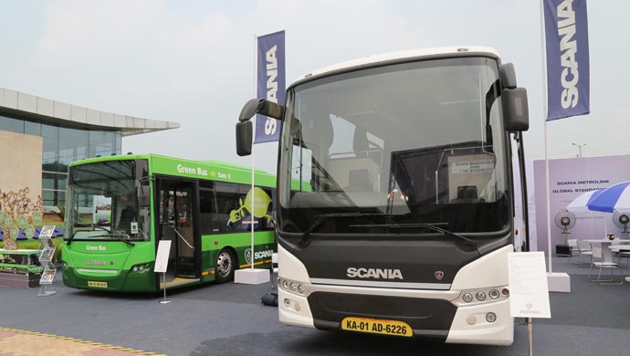 Scania ethanol and Metrolink buses