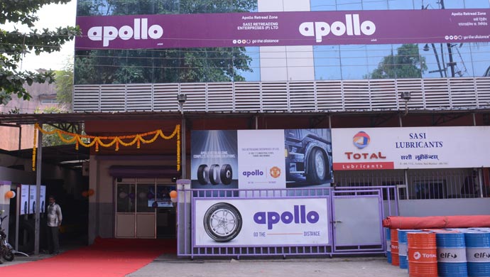 Apollo Tyres has inaugurated its 3rd Apollo Retread Zone (ARZ) in Mumbai