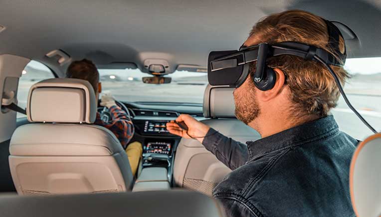 Audi turns car into a virtual reality experience platform at CES