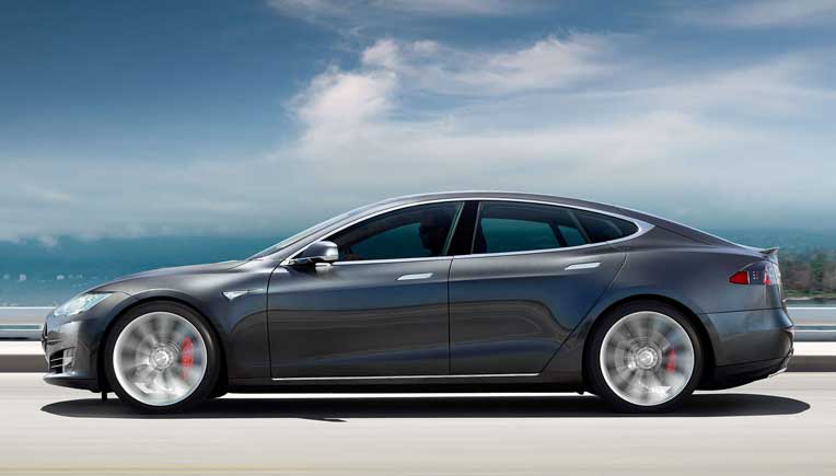 Model S from Tesla; Picture for representation only