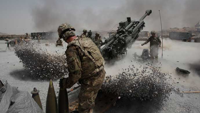 The 155mm artillery munition is typically fired from BAE Systems’ M777 howitzer.