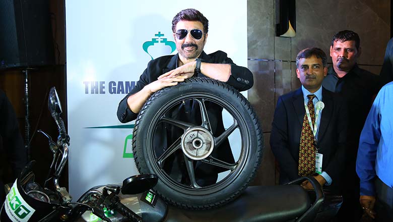 Sunny Deol is the brand ambassador for the new BKT tyre
