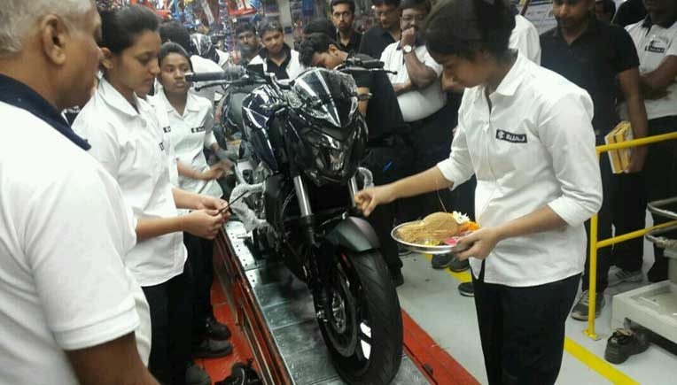 Bajaj Auto has commenced the production of its biggest and most powerful 400cc bike. 
