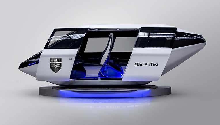 Bell unveils full-scale design of Air Taxi at CES 2019