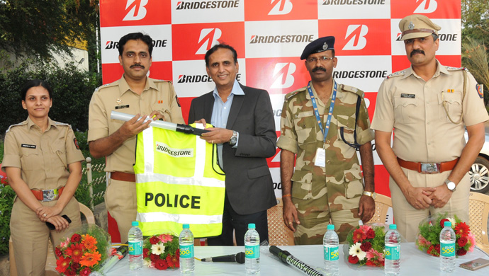 Tyre major Bridgestone India Pvt. Ltd. has joined hands with Pune police to promote road safety awareness in the city.