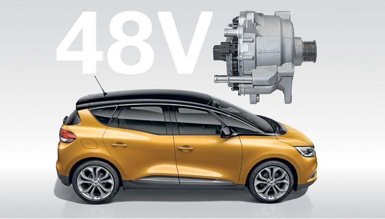 Continental is electrifying one diesel variant of both the new Renault Scénic and Grand Scénic models. 