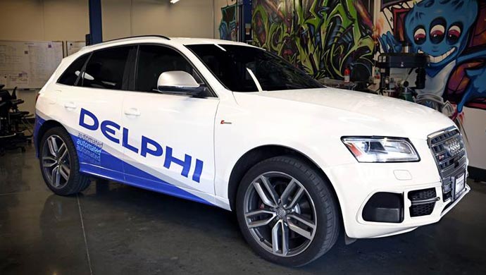 Delphi automated driving