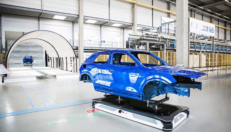 Dürr presents first automatic guided vehicles for paint shop of future