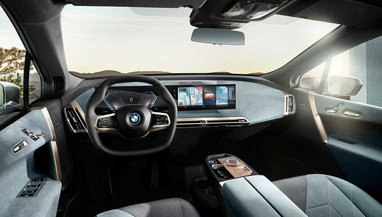 Essential tech elements in BMW iX electric vehicle from Continental