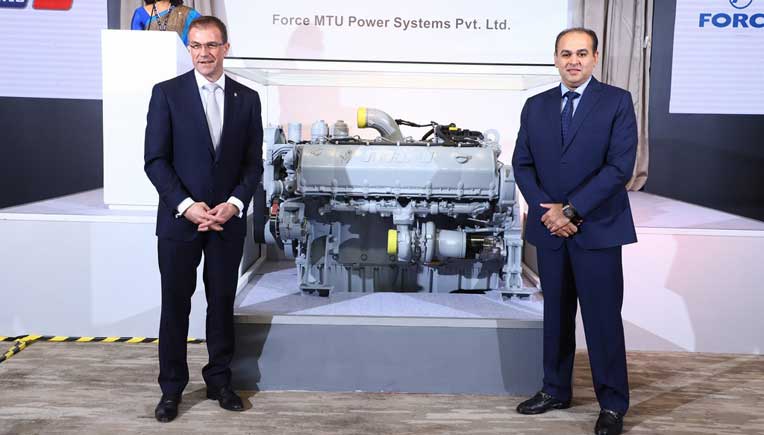 Andreas Schell, President and CEO of Rolls-Royce Power Systems and Prasan Firodia, MD, Force Motors