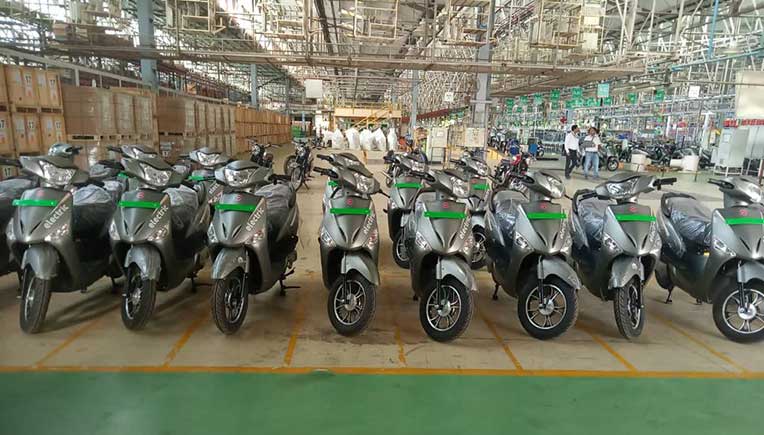 Hero Electric rolls out e-scooters from Mahindra’s Pithampur plant