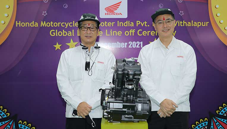 Honda 2Wheelers India commences global engine manufacturing from Gujarat plant