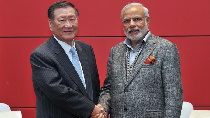 Hyundai Motor Group’s Chairman Mong-Koo Chung met with India’s Prime Minister Narendra Modi