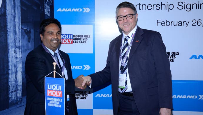 Liqui Moly, Anand partner in India