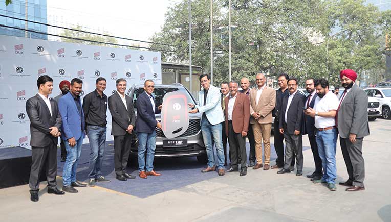 MG Motor India delivers a single-day shipment of 108 Hectors to Orix