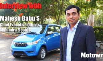 Mahesh Babu S - CEO, Mahindra Electric