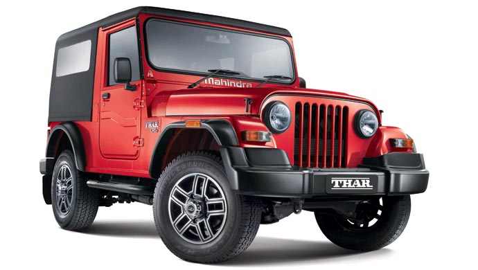 Mahindra Thar; For representation purpose only