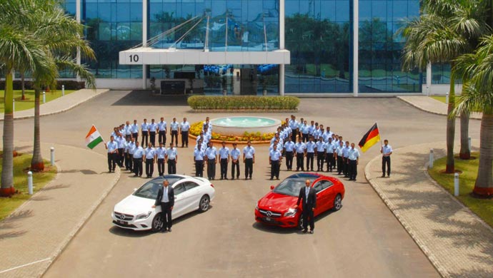 Mercedes-Benz CLA production in India