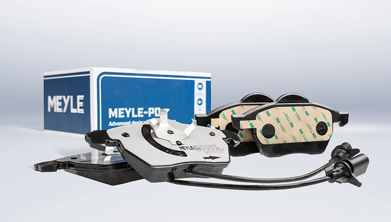 Meyle-PD brake pads with technically advanced friction pad compound