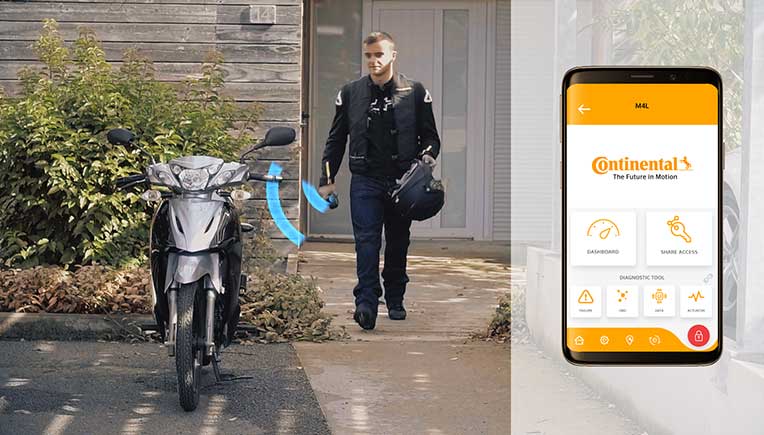 New M4L module from Continental brings Bluetooth-capability to small motorcycles