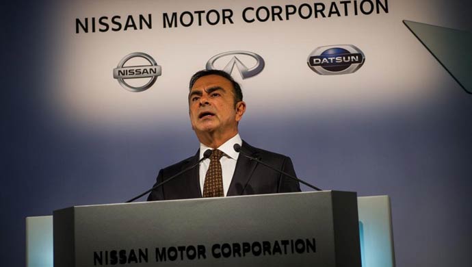 File shot of Carlos Ghosn; Pic courtesy Nissan