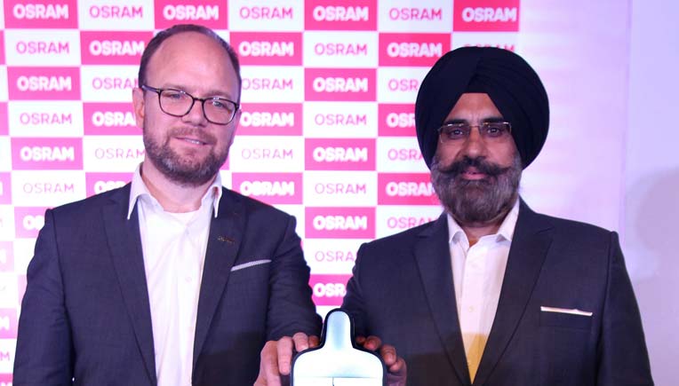 Matt Hillenbrand, Global Business Head - Traditional Products, Osram GmbH and Avinder Singh, CEO, Osram India