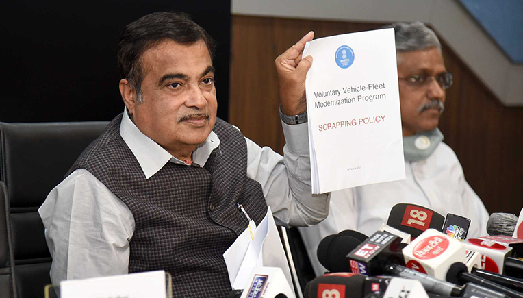 Minister for Road Transport and Highways Nitin Gadkari  PIB picture