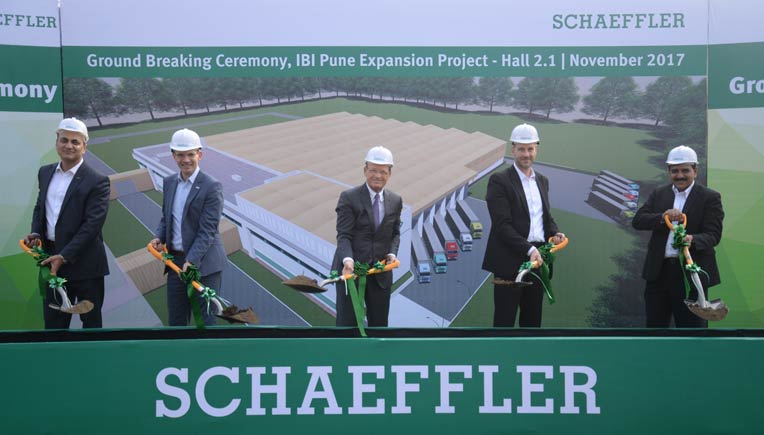 The ground breaking ceremony for the new manufacturing expansion was held in Pune in the presence of Schaeffler AG’s global automotive leadership team.