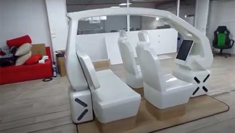 Screen grab of: Novelic and Infineon´s In Cabin Sensor Demo Car Cabin Creation and Building