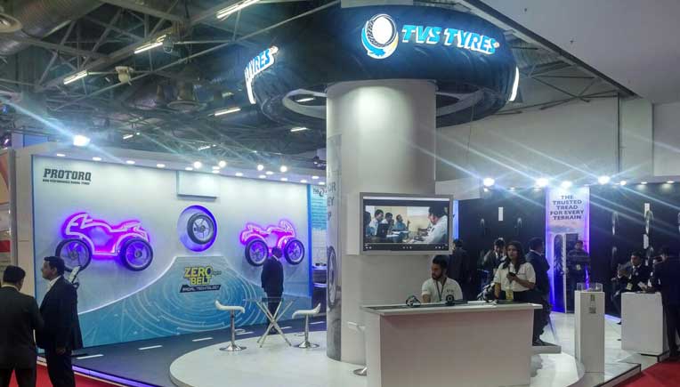 TVS Tyres at the Auto Expo 2018