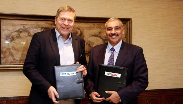 Guenter Butschek – CEO and Managing Director, Tata Motors Limited and Mandhir Singh, CEO, BP Lubricants