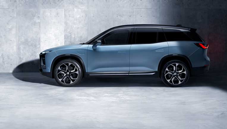 NIO’s first electric all-aluminum vehicle, the ES8