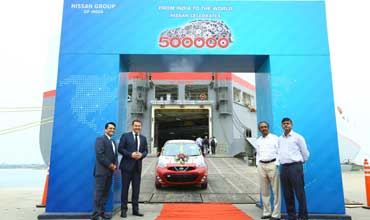 500,000th India made Nissan car exported 