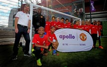 Apollo Tyres and Manchester United score together