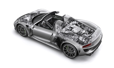Bosch drive systems for Porsche hybrid models