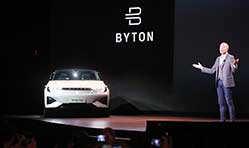 Byton unveils a closer look at the M-Byte SUV production model 