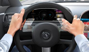 Continental integrates gesture-based control into steering wheel 
