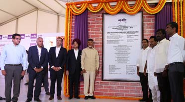 Foundation stone laid for Apollo Tyres plant in AP