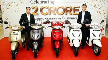 Honda Activa achieves a milestone of 2 crore unit sales in India