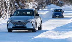 Hyundai Motor winter test proves electrified vehicles in Swedish Lapland