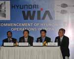 Hyundai WIA kicks off its India operations
