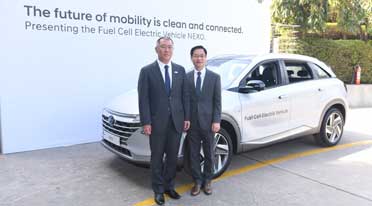 Hyundai showcases next-generation fuel cell electric vehicle- Nexo, Ioniq