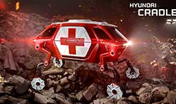 Hyundai walking car concept is the future of  first responder industry