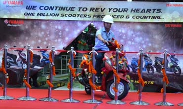 India Yamaha Motor scooters reach 1 m production milestone 