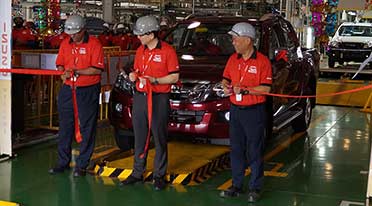 Isuzu Motors India rolls out 10,000th vehicle from SriCity plant