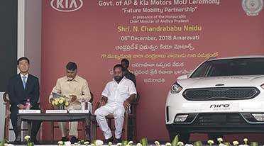 Kia Motors India, AP Govt sign MoU to drive future eco mobility