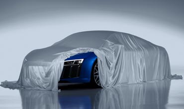 Laser headlights for the new Audi R8