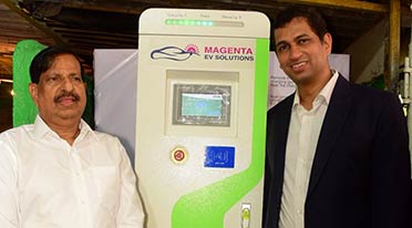 Magenta Power sets up India’s first solar based charging station for EVs 